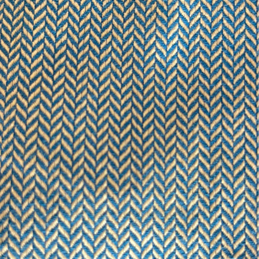 GIORGIO'S OF PALM BEACH Vintage Blue Chevron Pattern Fitted Blazer--EUC--8 - Picture 12 of 16
